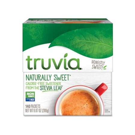 Five Star Distributors Truvia, Natural Sugar Substitute, 140 Packets/box, 140PK 8845